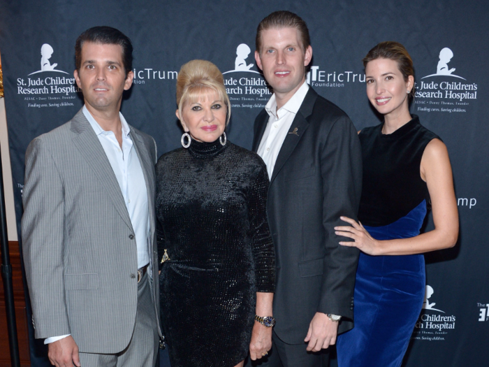 Ivana is the mother of Donald Jr., Ivanka (whose actual name is Ivana Marie), and Eric Trump. Ivana also worked to develop the Trump Organization as vice president of interior design.