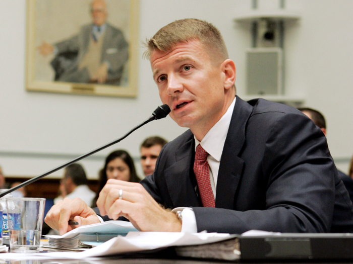 The meeting, which took place at a seaside hotel, included businessman Erik Prince, who is the head of the infamous private security firm Academi, better known as Blackwater USA. The meeting