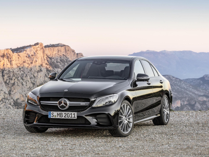 ... An updated C-Class sedan.