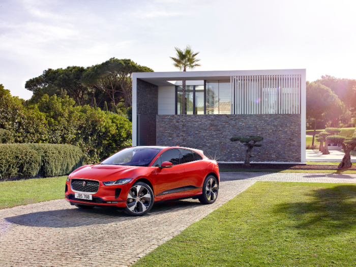 Jaguar introduced the production version of its I-PACE electric hatchback/crossover. It