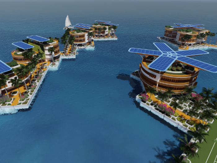 The Seasteading Institute has not publicly addressed the sunken plans. Its website features a video about the French Polynesian "floating island" splashed across the front page.