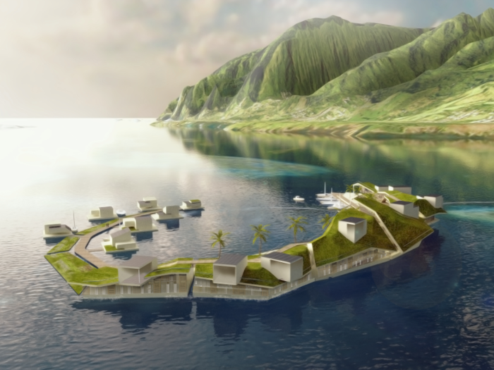 Randolph Hencken, executive director of the Seasteading Institute, told Business Insider shortly after the trip that the floating city would be a small but self-sufficient island.