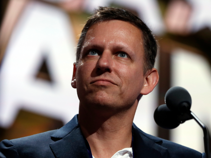 Peter Thiel, venture capitalist and PayPal co-founder