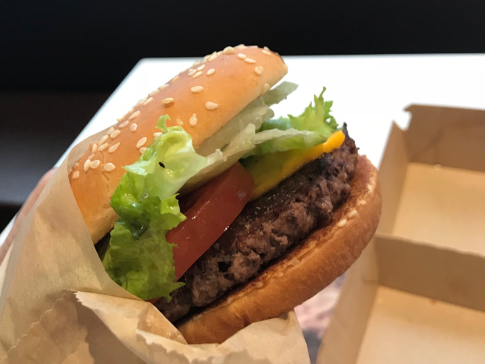 Taking a bite, the difference that fresh beef makes is immediately obvious. Hotter, juicier, and finally freed of its mulch-like texture — the fresh-beef burger is a vast improvement over the old-school Quarter Pounder.