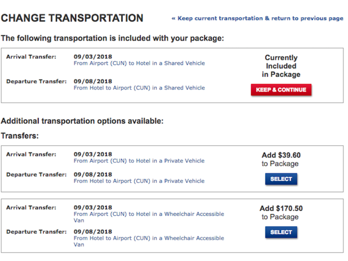 There is a big premium for wheelchair-accessible travel.