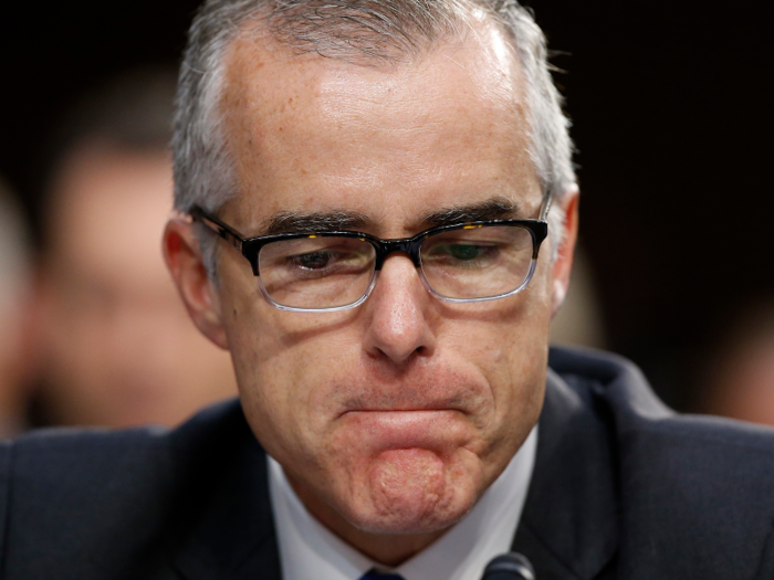 Andrew McCabe was originally supposed to retire in March