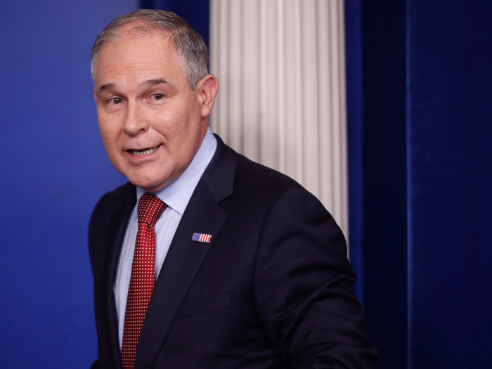 Scott Pruitt, head of the EPA