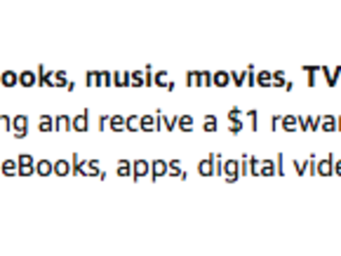 That last option would have given me a $1 credit to a digital-media purchase. Unfortunately, that wasn