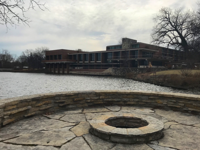 Despite the chilly weather, it is a lovely campus to walk around.