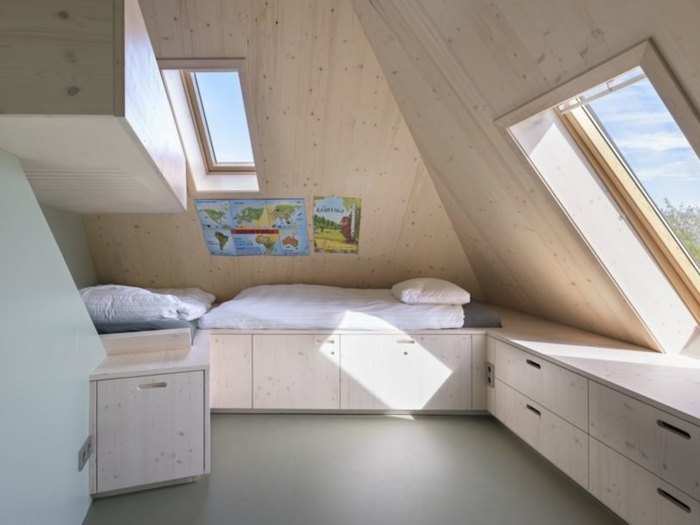 ... which also has an attic space that can be used for storage.