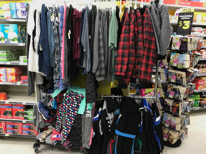 There was a small clothing section in this store, but the majority of the space was taken up by home-ware and kitchenware. You could even pick up a $14 barbecue.