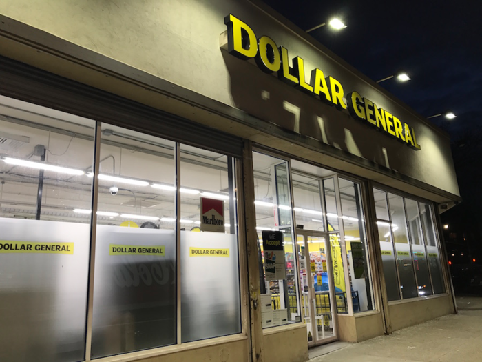 Our first stop was at Dollar General. The chain has 14,321 stores in the US, most of which are located in rural areas. In February, it announced it would be opening 900 more locations in 2018.