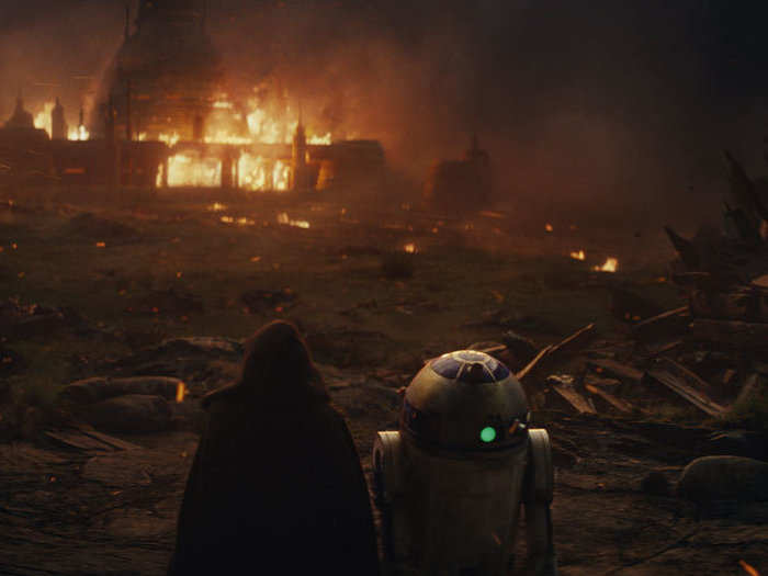 12. The Jedi at Luke Skywalker