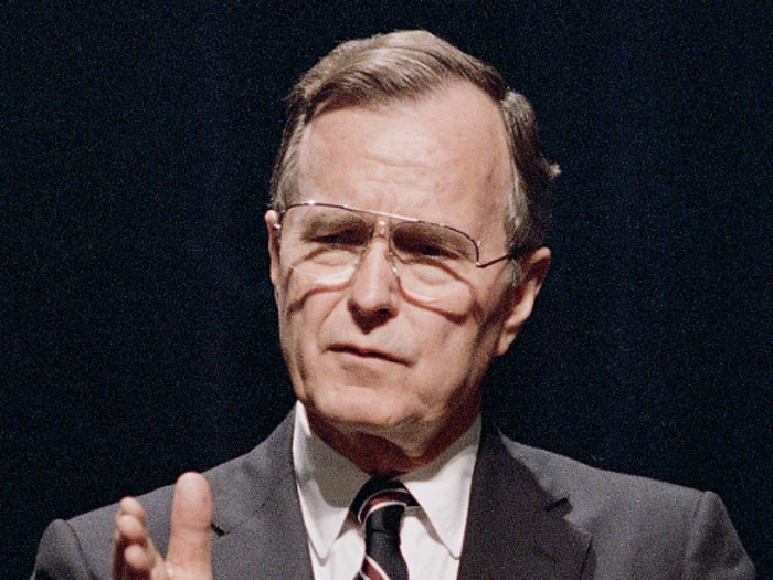 George H. W. Bush bunked with executives from influential companies