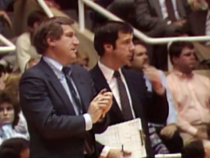 Roy Williams was an assistant coach on the 1982 Tar Heels team.