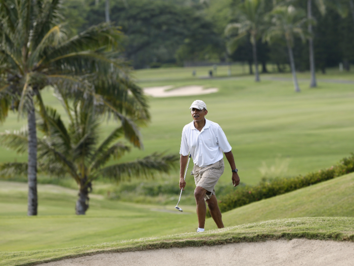 During the winter holidays, Obama often spent time in Kailua on the island of Oahu in his native state of Hawaii.