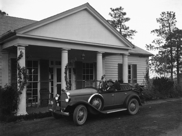 During the winter, Roosevelt often stayed at his vacation home in Warm Springs, Georgia. He built the home, which was nicknamed "Little White House," after first visiting the area in 1924 in search of polio treatment. He loved swimming in the 88-degree, natural spring waters nearby.