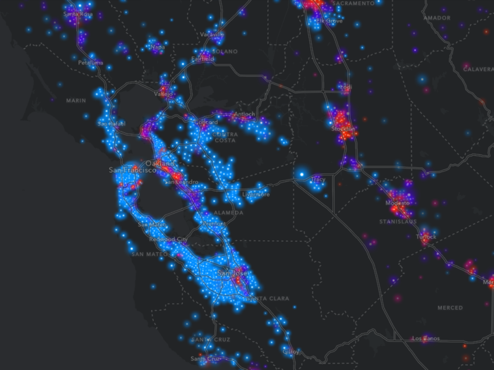 But the San Francisco Bay Area