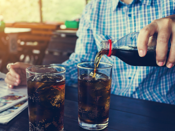 Replace soda or sweet tea with sugar-free drinks.