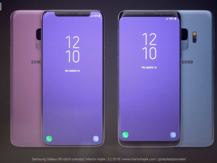 But a bezel-less design would give you more screen while keeping the Galaxy S9