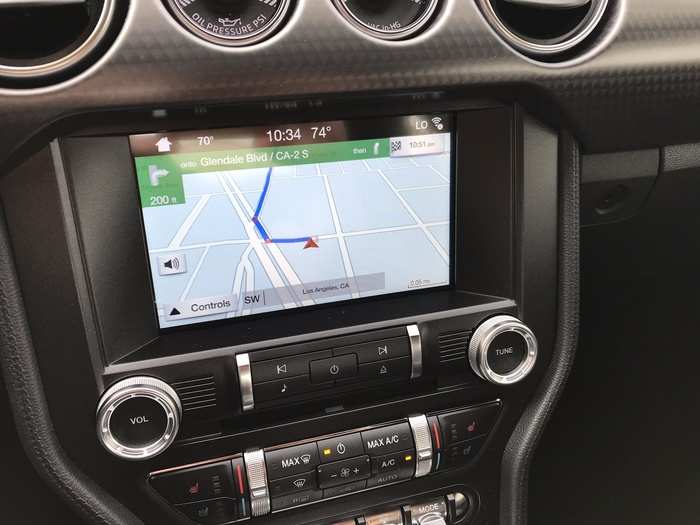 The SYNC 3 infotainment system runs on a small screen, but it