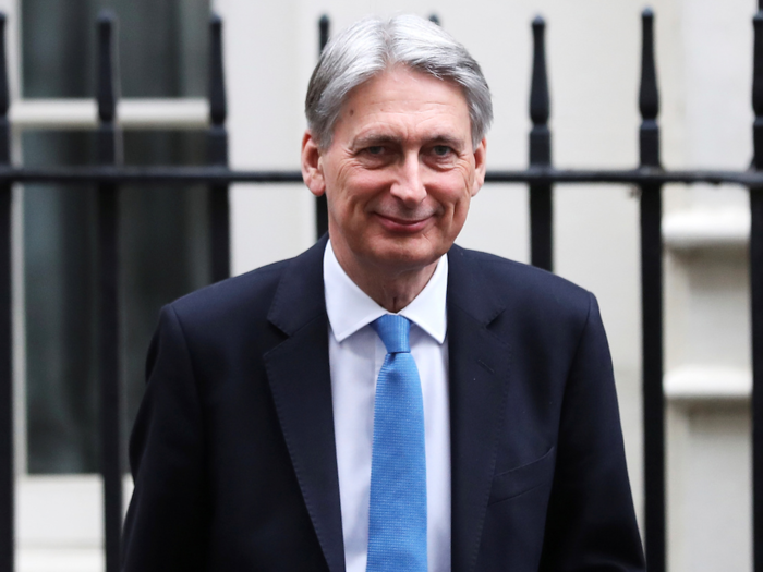 Hammond called the falling debt forecast "the light at the end of the tunnel."