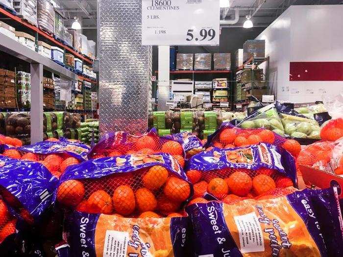 Even produce was sold in bulk. A five-pound bag of clementines was only $5.99, the same as at BJ