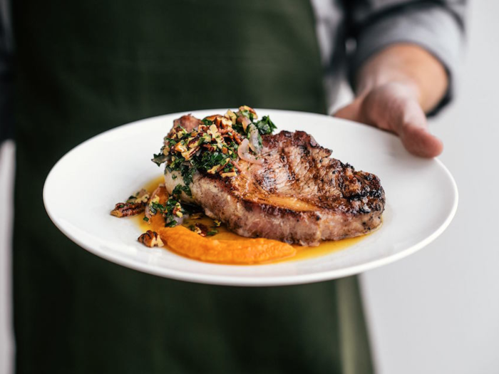 The hotel has its own restaurant, The Hive, which serves Southern food that costs between $16 and $29 for an entree. Its executive chef, Matthew McClure, has been named a semifinalist for five years running in the James Beard Foundation