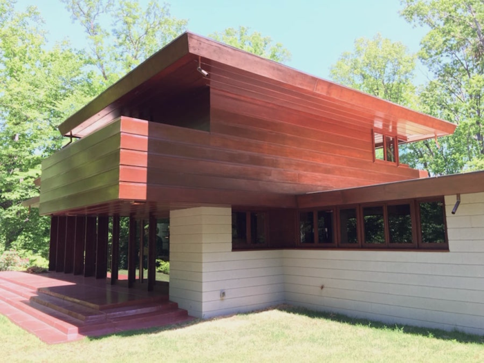 The museum acquired one of architect Frank Lloyd Wright