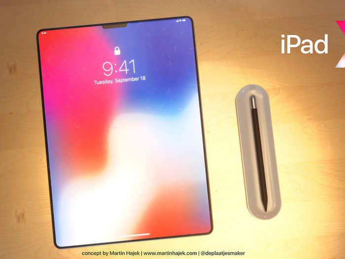 There are rumors about a new iPad Pro that looks like the iPhone X.