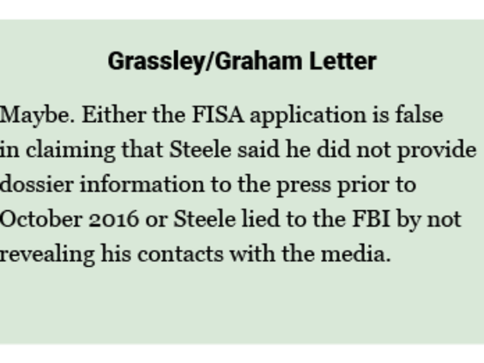 Did the FBI or the DOJ know about Steele