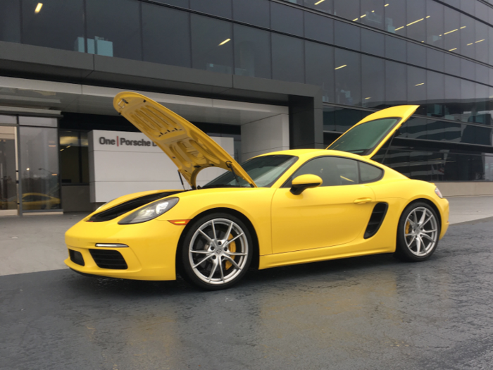 The major difference between Boxster and the Cayman is the roof. With a rear hatch, the Cayman has significantly more cargo space.