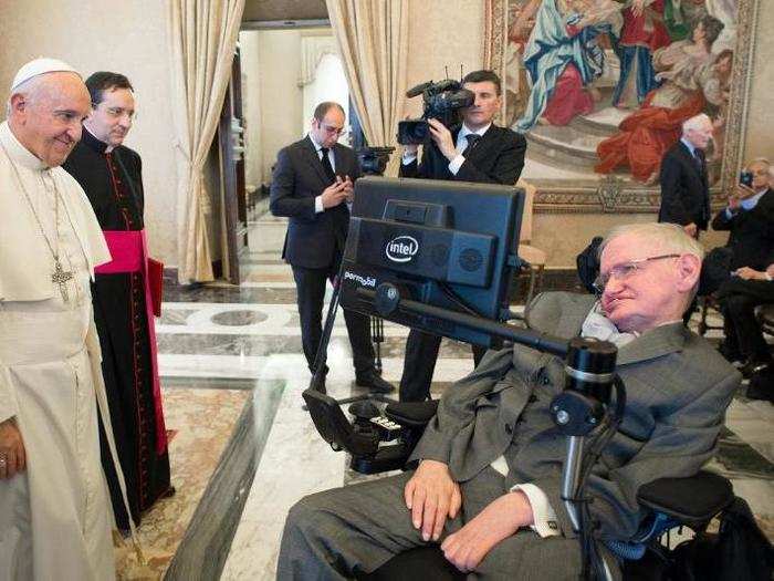 Hawking met several Popes — he