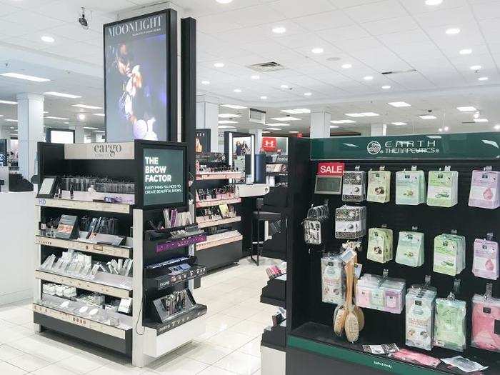 The makeup department was smaller than at most department stores, but it still carried a variety of brands for a range of prices.