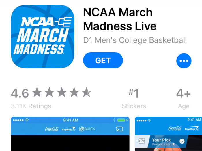 Games will also be streamed on the NCAA March Madness Live app.