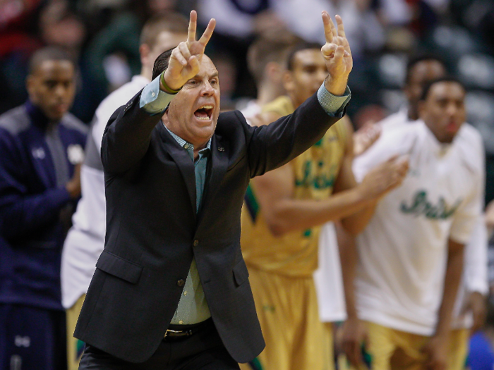 Brey has been the head coach of the Notre Dame men