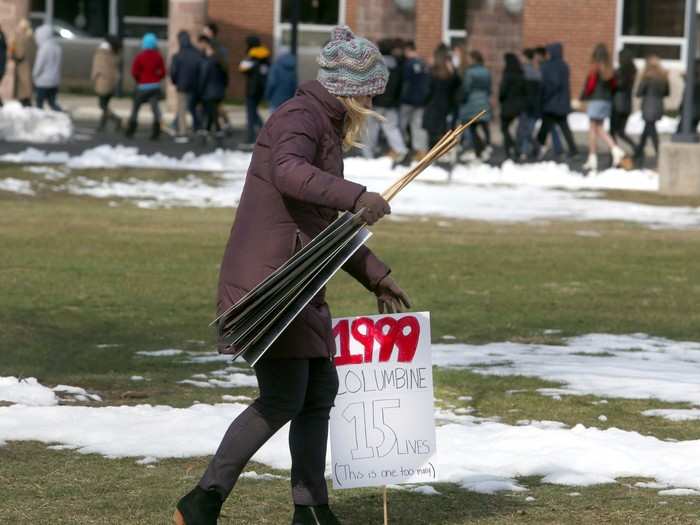 But as the reality of the school day returned and the 17 minutes ran out, students had to return to class.