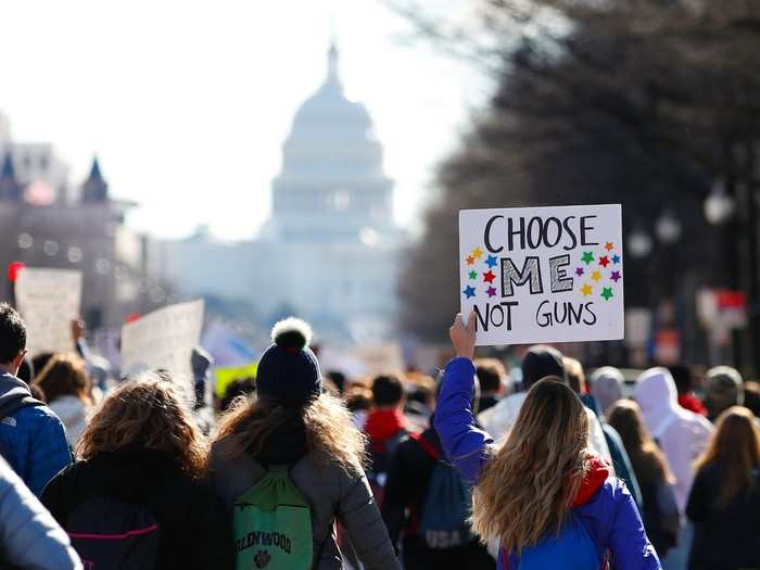 But students also brought the fight to Washington, DC.