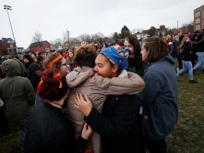 In thousands of schools, students walked out of class for exactly 17 minutes — one for every person killed during the horrific Florida school shooting last month.