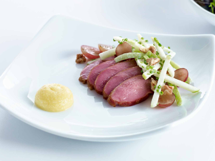 ...Smoked Ontario duck breast...