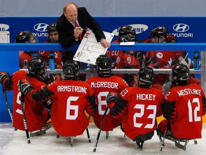 Regular ice hockey rules are applicable to sledge hockey. The only difference is that athletes in sledge hockey compete on a sled.