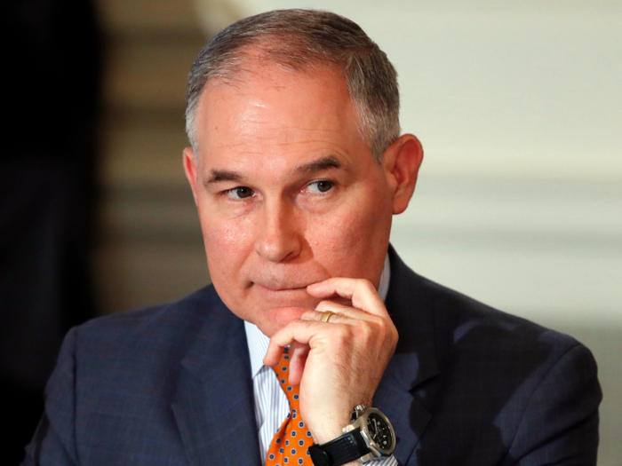 The EPA paid for a surveillance sweep of Pruitt