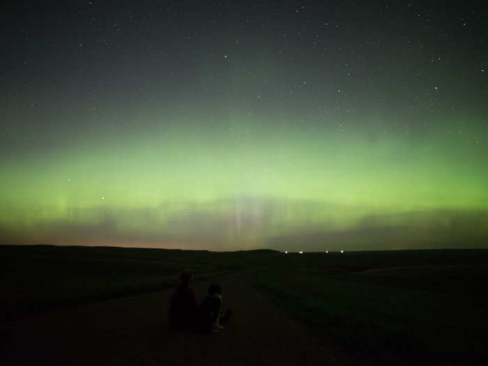 Steve, however, travels on a different magnetic field than other auroras, which is why it