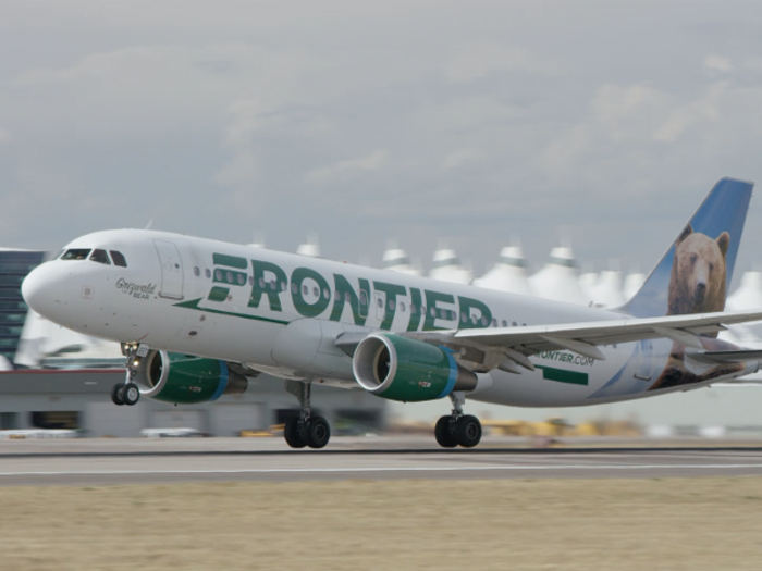 10. Frontier Airlines: 63