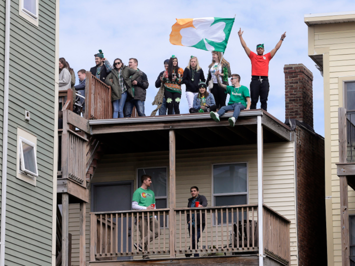 More than a million people watch the parade every year — sometimes from their own rooftops.