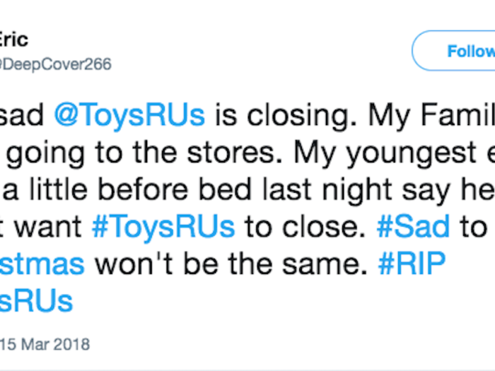 Parents are having a hard time telling their kids that their favorite stores are closing ...