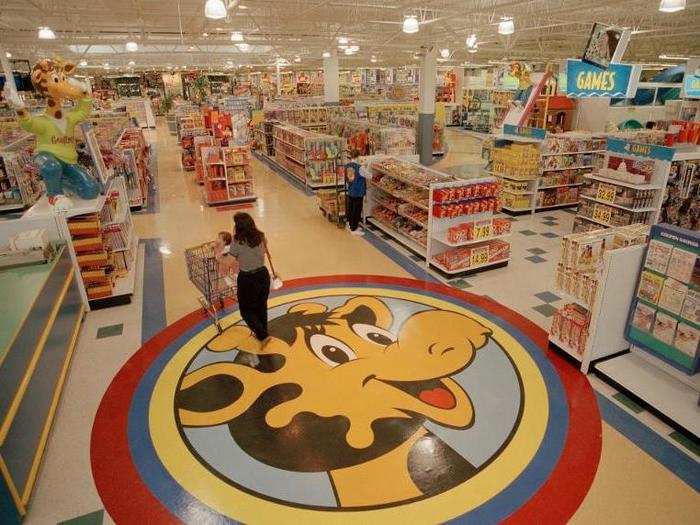 This is what the store looked like back in 1996.