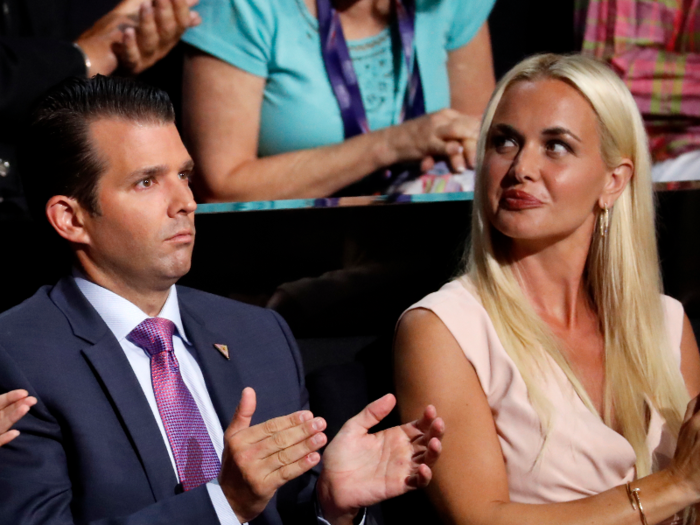 Vanessa appeared alongside Donald Jr. as he became more involved in his father