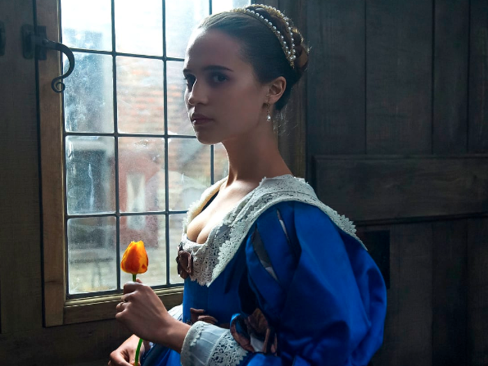 Vikander then starred in an even worse movie, "Tulip Fever" (it has a 9% on Rotten Tomatoes) ...