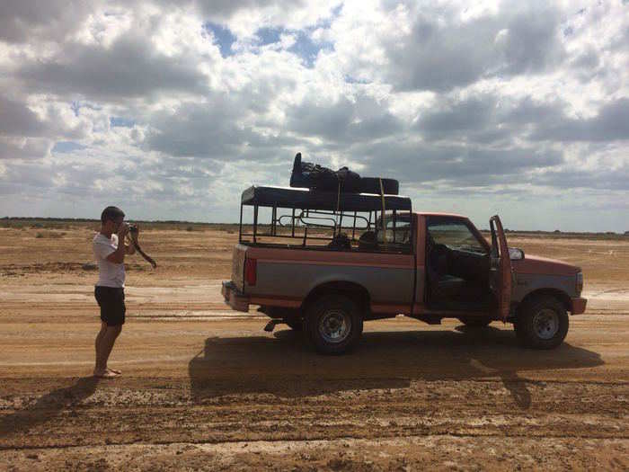 Take a 4x4 to go kitesurfing in Cabo de la Vela, Colombia.